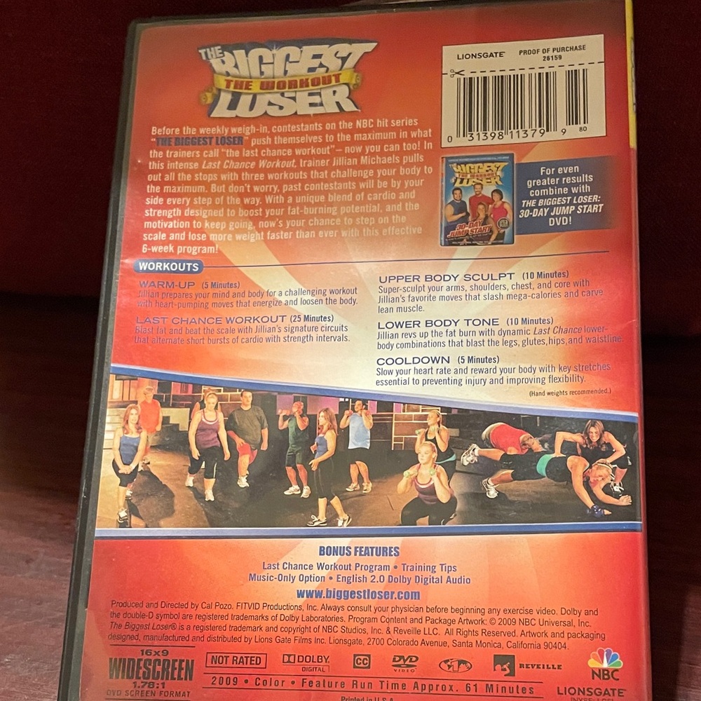 The Biggest Loser Workout DVD - Picture 2 of 5